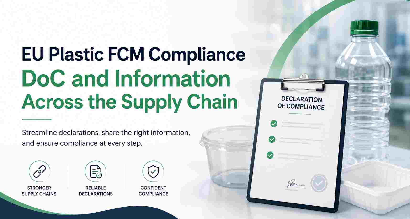 EU Plastic FCM DoC: Checkliste zur Compliance in der Lieferkette