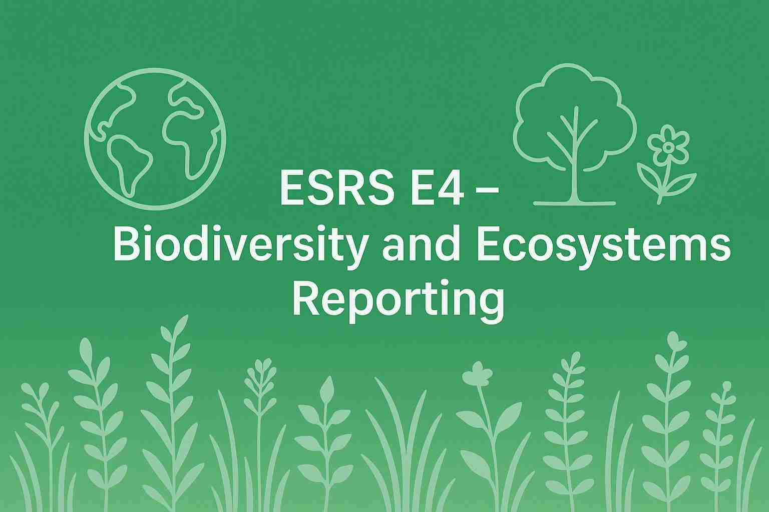 ESRS E4 – Berichterstattung über Biodiversität und Ökosysteme