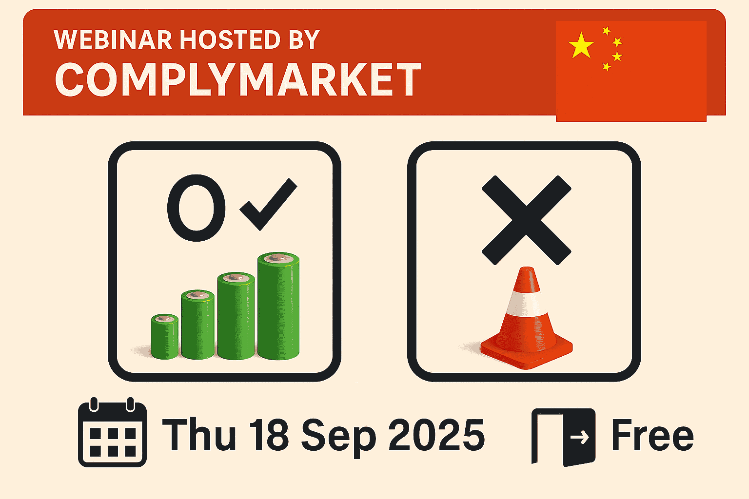 Kostenloses Webinar: Bleiben Sie mit den neuesten China RoHS-Updates auf dem Laufenden