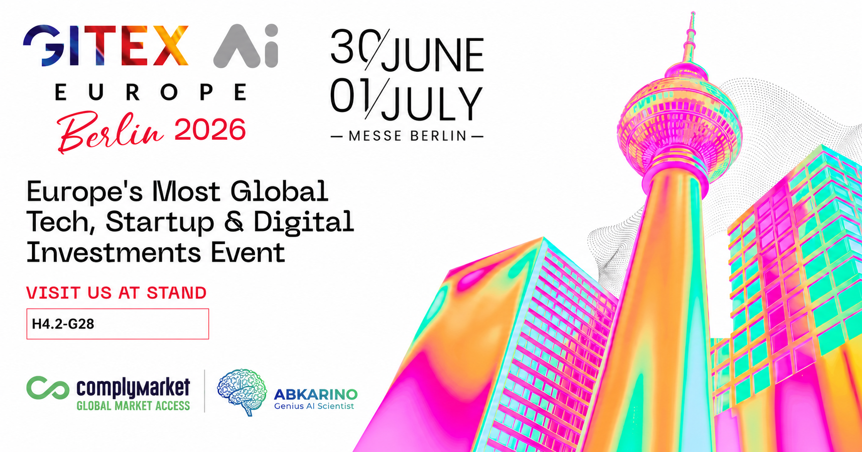 🤝ComplyMarket auf der GITEX Berlin: Wo Innovation auf Compliance trifft