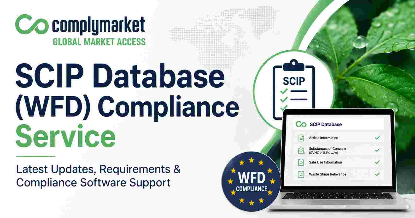 SCIP Database WFD Compliance Service by ComplyMarket