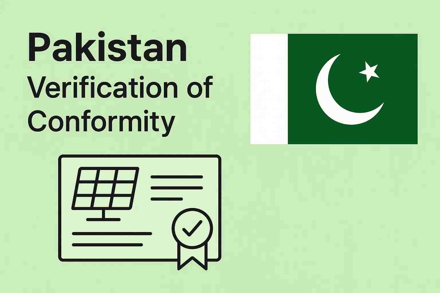 Pakistan Verification of Conformity