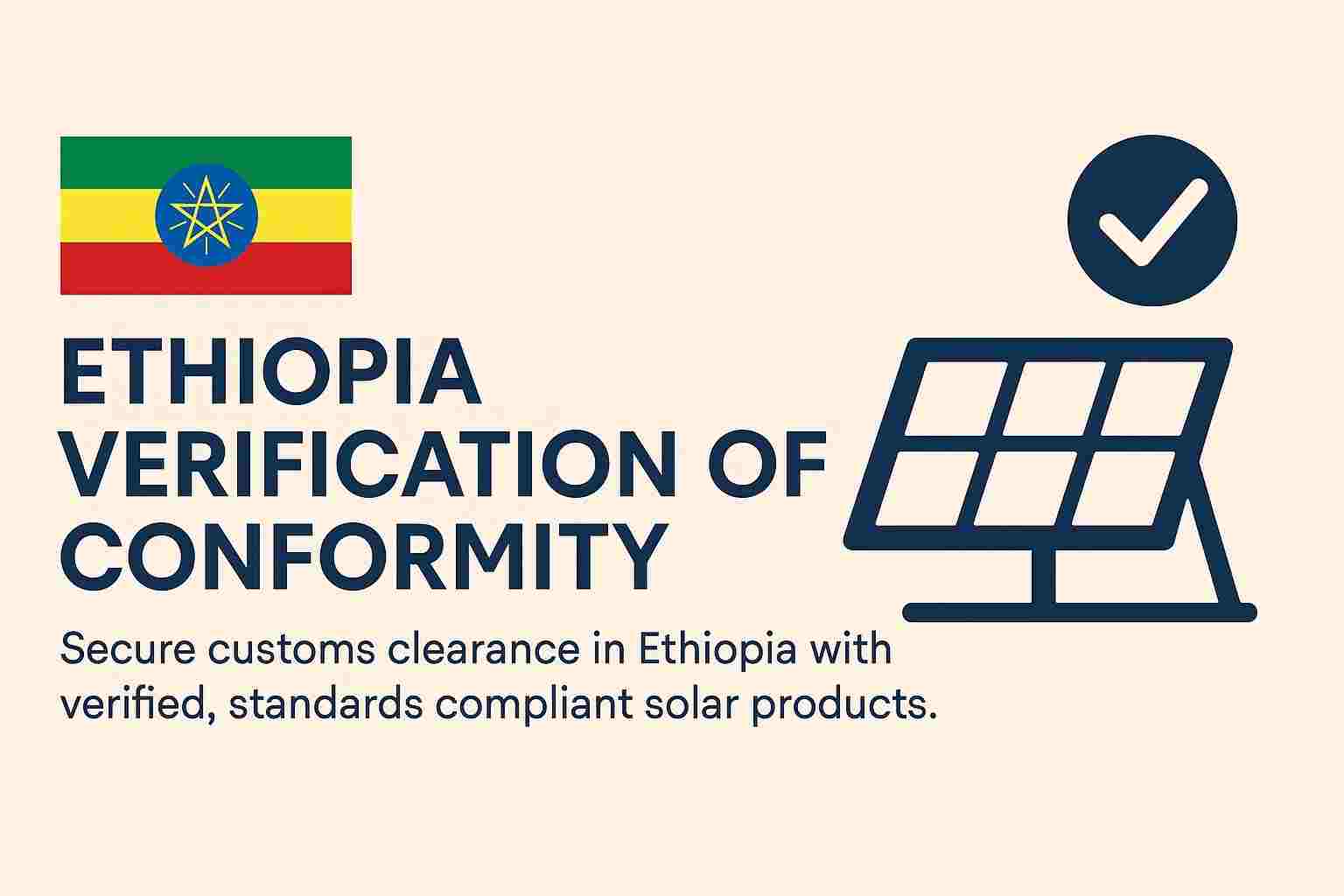 Ethiopia Verification of Conformity