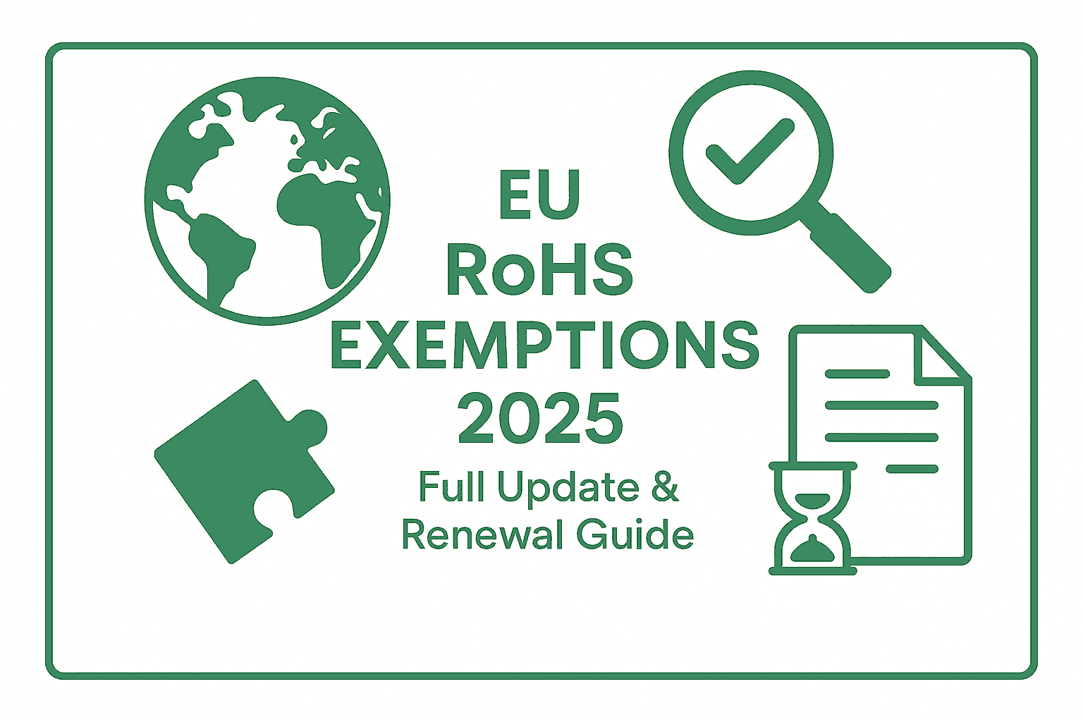 EU RoHS Exemptions 2025: Full Update & Renewal Guide