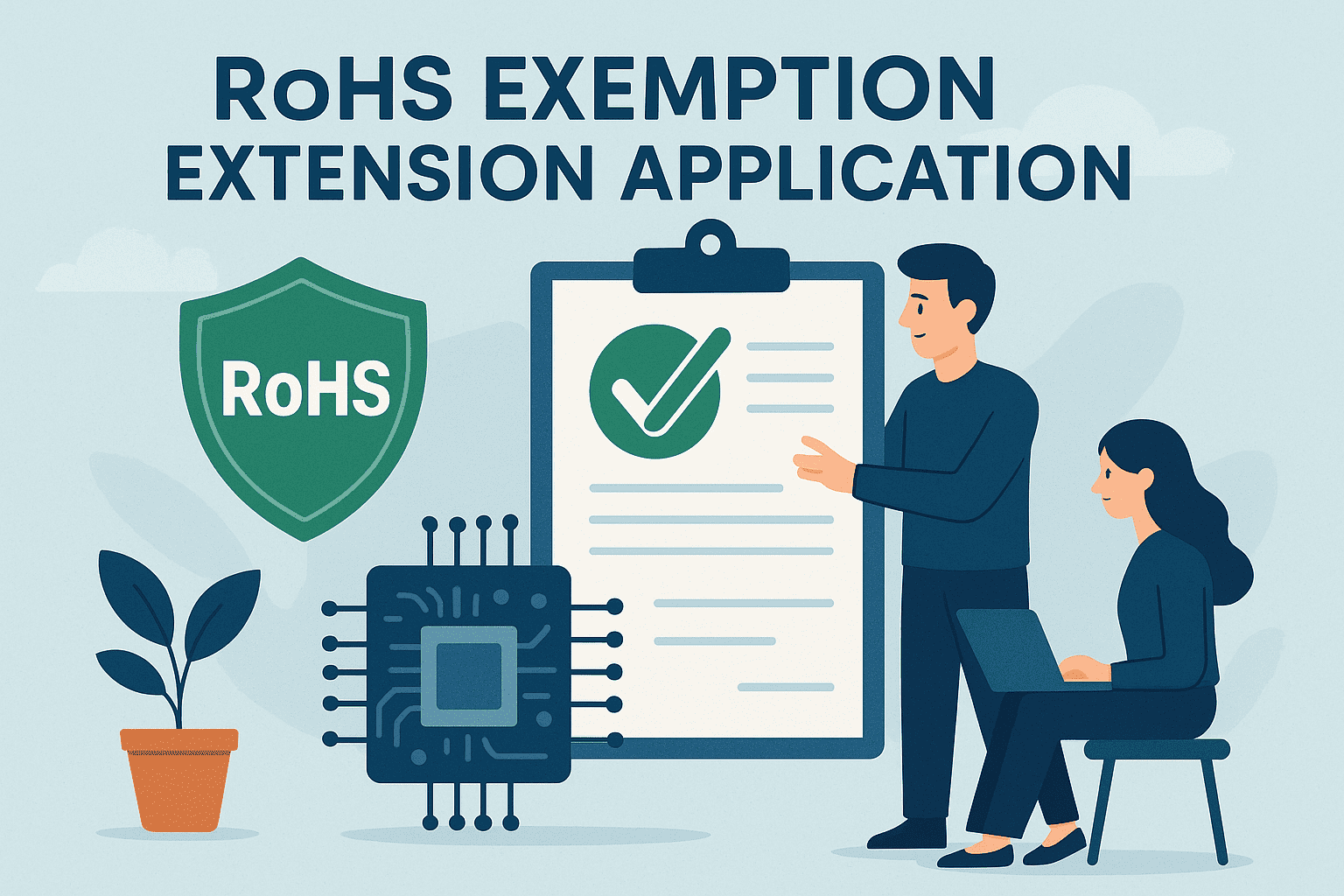   Submission day of RoHS Exemption Extension Application  